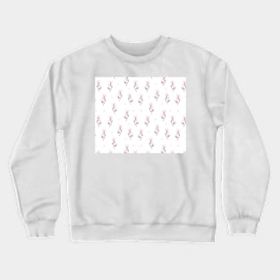 painted magnolia patter watercolor Crewneck Sweatshirt